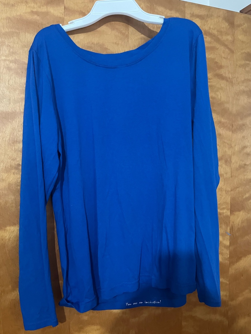 Women’s Royal Blue long sleeve shirt